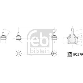 Stange/Strebe, Stabilisator 192879 Stange/Strebe, Stabilisator 192879