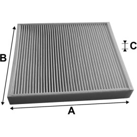 VALEO 715737 Innenraumfilter Partikelfilter, 254x224x36 mm, CLIMFILTER COMFORT