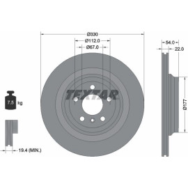Bremsscheibe 92273505 Bremsscheibe 92273505