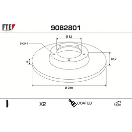Bremsscheibe 9082801