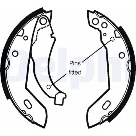 Bremsbackensatz LS1250