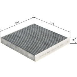 BOSCH 1 987 432 574 Innenraumfilter BOSCH 1 987 432 574 Innenraumfilter