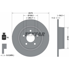 Bremsscheibe 92124903 Bremsscheibe 92124903