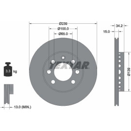 Bremsscheibe 92106403