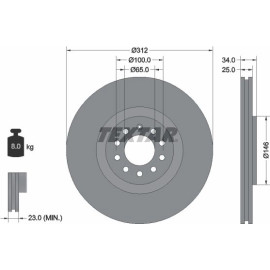 Bremsscheibe 92098505