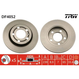 Bremsscheibe DF4052