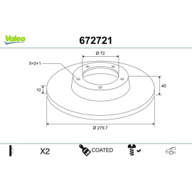 Bremsscheibe 672721