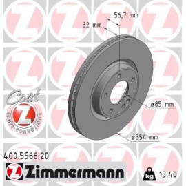 Bremsscheibe 400.5566.20 Bremsscheibe 400.5566.20
