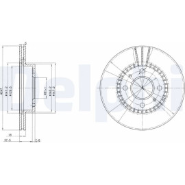 Bremsscheibe BG3134 Bremsscheibe BG3134