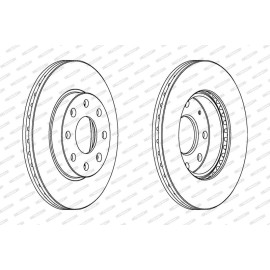 Bremsscheibe DDF1279C
