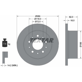 Bremsscheibe 92116103