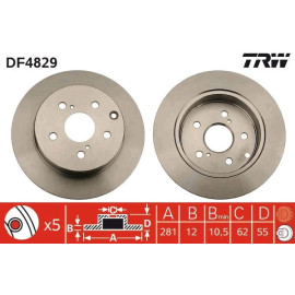 Bremsscheibe DF4829