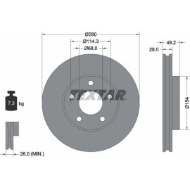 Bremsscheibe 92109403