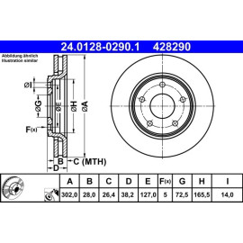Bremsscheibe 24.0128-0290.1