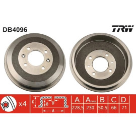 Bremstrommel DB4096