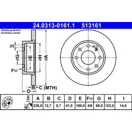Bremsscheibe 24.0313-0161.1