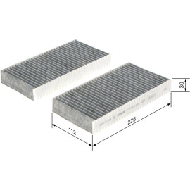Filter, Innenraumluft 1 987 435 549 Filter, Innenraumluft 1 987 435 549