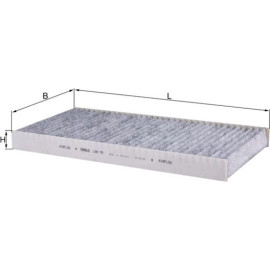 Filter, Innenraumluft LAK 78 Filter, Innenraumluft LAK 78