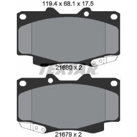 Bremsbelagsatz, Scheibenbremse 2168003 Bremsbelagsatz, Scheibenbremse 2168003