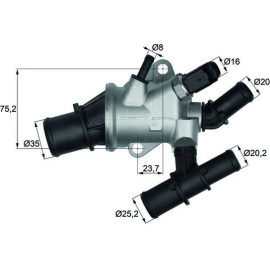 Thermostat, Kühlmittel TI 162 88