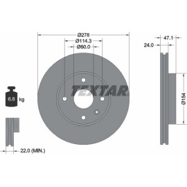 Bremsscheibe 92227303 Bremsscheibe 92227303