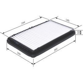 BOSCH F 026 400 001 Luftfilter BOSCH F 026 400 001 Luftfilter