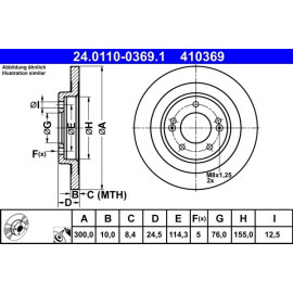 Bremsscheibe 24.0110-0369.1