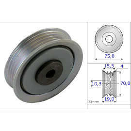 Spannrolle, Keilrippenriemen 531 0845 10