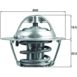 Thermostat, Kühlmittel TX 204 82D Thermostat, Kühlmittel TX 204 82D