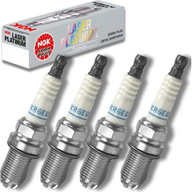 4x NGK 3199 Zündkerze BKR6EQUP