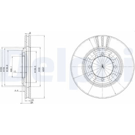 2x Delphi BG2628 Bremsscheibe 2 x 2x Delphi BG2628 Bremsscheibe 2 x