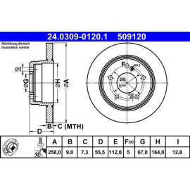 Bremsscheibe 24.0309-0120.1