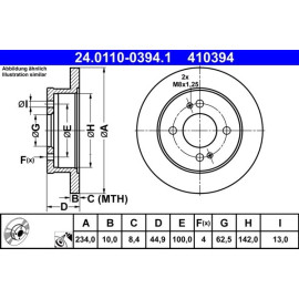 Bremsscheibe 24.0110-0394.1