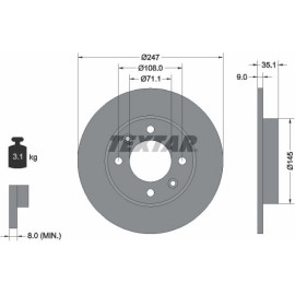 Bremsscheibe 92111703 Bremsscheibe 92111703