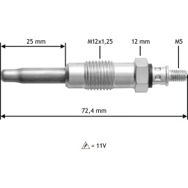 Glühkerze 345100 Glühkerze 345100