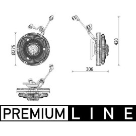 Kupplung, Kühlerlüfter CFC 259 000P Kupplung, Kühlerlüfter CFC 259 000P