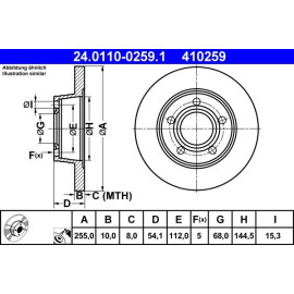 Bremsscheibe 24.0110-0259.1