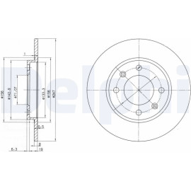 Bremsscheibe BG2800 Bremsscheibe BG2800