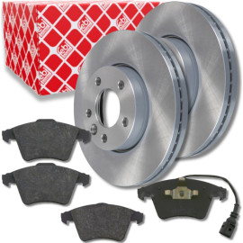 FEBI Bremsscheiben 28504 Ø308mm + Beläge 16462 VORNE für VW Transporter Multivan T5 FEBI Bremsscheiben 28504 Ø308mm + Beläge 16462 VORNE für VW Transporter Multivan T5