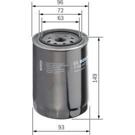 BOSCH F 026 407 004 Ölfilter