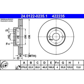 Bremsscheibe 24.0122-0235.1