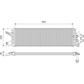 Kühler, Motorkühlung 701405