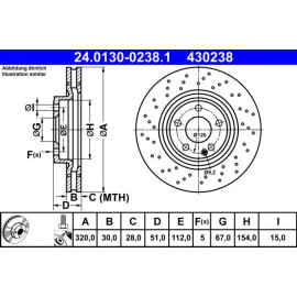 Bremsscheibe 24.0130-0238.1