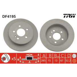 Bremsscheibe DF4195