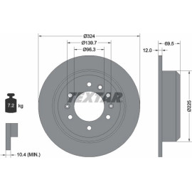 Bremsscheibe 92161800