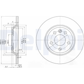 Bremsscheibe BG3518 Bremsscheibe BG3518