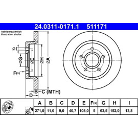 Bremsscheibe 24.0311-0171.1