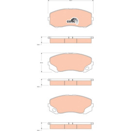 Bremsbelagsatz, Scheibenbremse GDB3492 Bremsbelagsatz, Scheibenbremse GDB3492