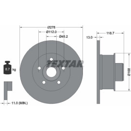 Bremsscheibe 92022000 Bremsscheibe 92022000