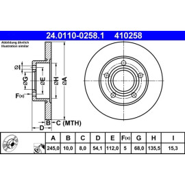 Bremsscheibe 24.0110-0258.1